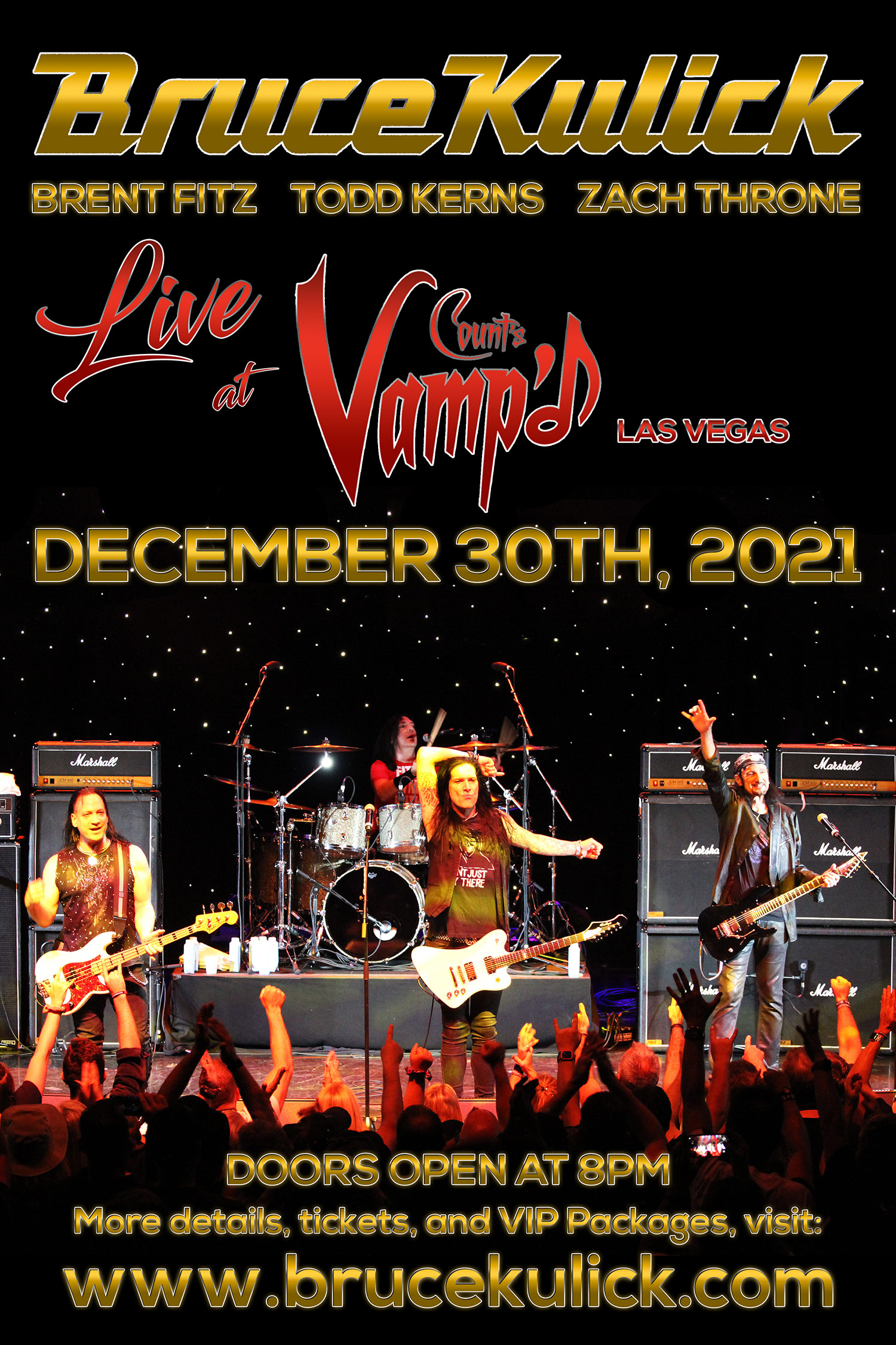 Bruce Kulick LIVE at Count's Vamp'd Las Vegas 12/30! - BruceKulick.com-The  Official Bruce Kulick Website